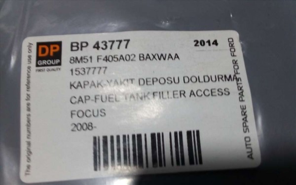 FORD FOCUS YAKIT DIŞ DEPO KAPAĞI YP 8M51F405A02(K-G-110)